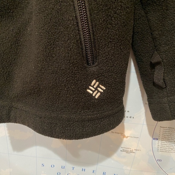 Columbia Bugaboo fleece interchange full zip up jacket black size 10-12 youth - Picture 4 of 6